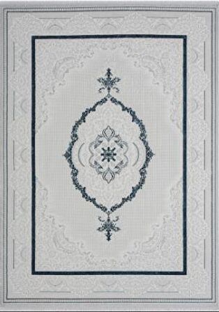 Çam Halı Nordic NX002A Lacivert Klasik Desen Salon Halısı
