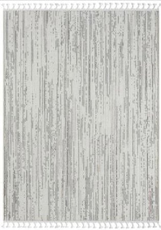 Çam Halı Solo EF001A Krem Gri İskandinav Tarzı Modern Desen Halı