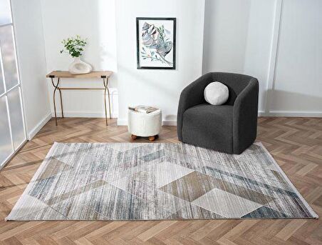Çam Halı West WD010A Multy Eskitme Desen Salon Halısı
