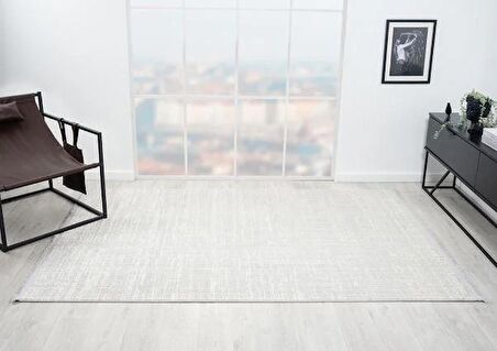 Çam Halı London LY006G Krem Modern Desen Salon Halısı