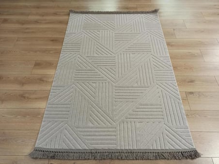 Çam Halı Talya TY04 Gri Koridor Halısı Kesme Yolluk Mutfak Halısı Modern Salon Halısı