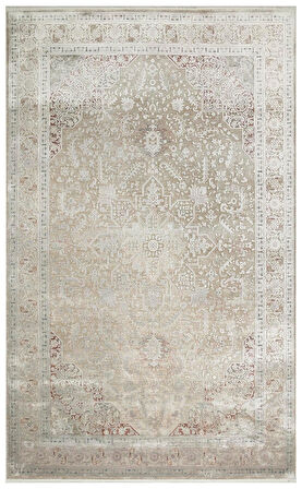 Eko Halı BABIL BBL 02 GREY Yumuşak Dokulu Vintage Esintilere Sahip Over-dyed Sık Dokuma Salon Halısı