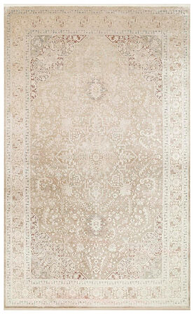 Eko Halı BABIL BBL 02 BEİGE Yumuşak Dokulu Vintage Esintilere Sahip Over-dyed Sık Dokuma Salon Halısı