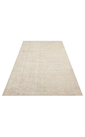 Eko Halı KALAHARI KLH PLAİN  BEIGE Özel Dokuma Tekniği ile Üretilen Modern Sade Desenli Makine Halısı