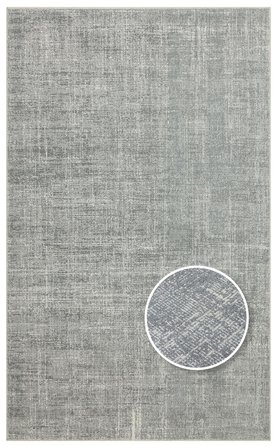 Eko Halı KALAHARI KLH PLAİN GREY  Özel Dokuma Tekniği ile Üretilen Modern Sade Desenli Makine Halısı