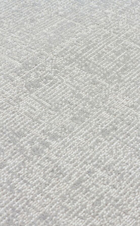 Eko Halı KALAHARI KLH  PLAİN SİLVER Özel Dokuma Tekniği ile Üretilen Modern Sade Desenli Makine Halısı