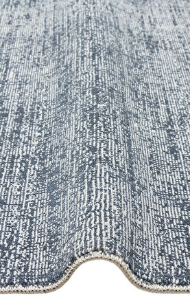 Eko Halı KALAHARI KLH PLAİN ANTHRACİTE Özel Dokuma Tekniği ile Üretilen Modern Sade Desenli Makine Halısı