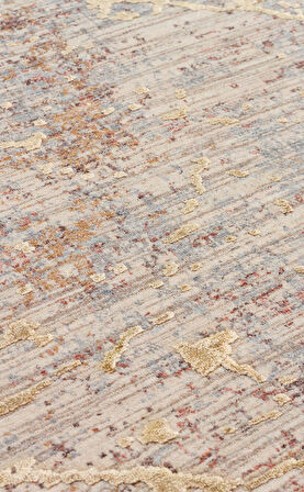 EKO Halı LA PAZ LPZ 01 CAMEL Yüksek Alçak Dokulu Yüksek Kaliteli Sık Dokuma Modern Salon Halısı