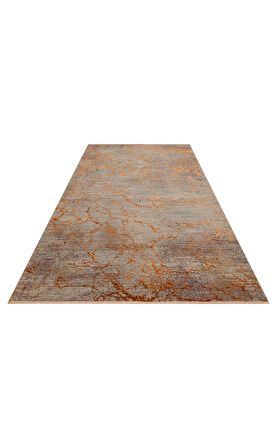 EKO Halı LA PAZ LPZ 01 COPPER Yüksek Alçak Dokulu Yüksek Kaliteli Sık Dokuma Modern Salon Halısı