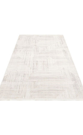 EKO Halı LYKIA LKY 02 CREAM GREY Sade ve Modern Akrilik Makine Halısı