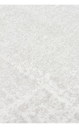 EKO Halı MERANO MRN 01 CREAM GREY Geometrik Desenli Yüksek Kalite Sık Dokuma Salon Halısı
