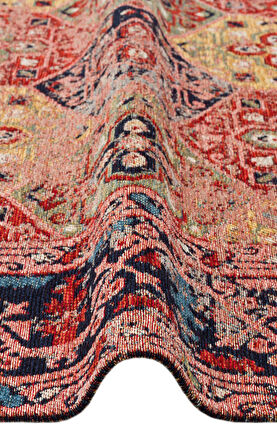 EKO Halı ANADOLU KILIM AND 01 MULTY Anadolu Antik Desenli Yıkanabilir Kaymaz Tabanlı Etnik Kilim