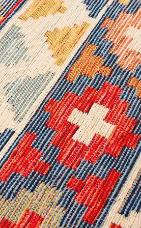 EKO Halı NOMAD NMD 02 AQUA Çift Taraflı Yıkanabilir Otantik Kilim