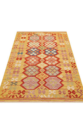 EKO Halı NOMAD NMD 03 RED Çift Taraflı Yıkanabilir Otantik Kilim