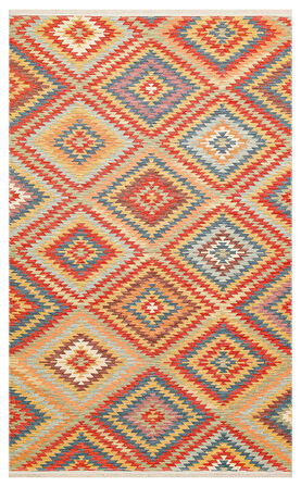 EKO Halı NOMAD NMD 07 TERRA Çift Taraflı Yıkanabilir Otantik Kilim
