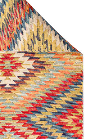 EKO Halı NOMAD NMD 07 TERRA Çift Taraflı Yıkanabilir Otantik Kilim