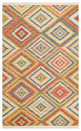 EKO Halı NOMAD NMD 07 TERRA Çift Taraflı Yıkanabilir Otantik Kilim