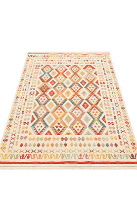 EKO Halı NOMAD NMD 08 LIGHT MULTY Çift Taraflı Yıkanabilir Otantik Kilim