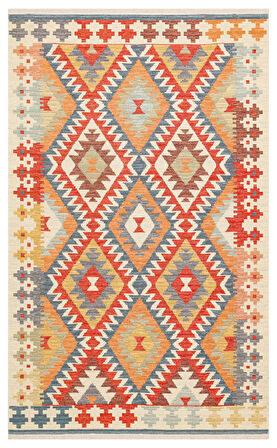 EKO Halı NOMAD NMD 09 LIGHT MULTY Çift Taraflı Yıkanabilir Otantik Kilim