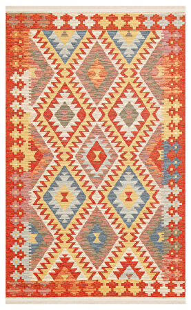 EKO Halı NOMAD NMD 09 LIGHT MULTY Çift Taraflı Yıkanabilir Otantik Kilim