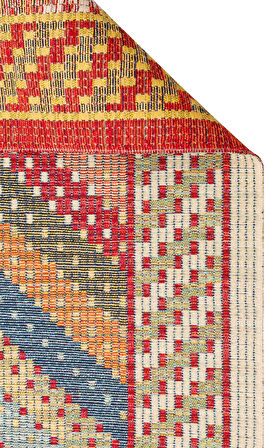 EKO Halı NOMAD NMD 10 RED Çift Taraflı Yıkanabilir Otantik Kilim