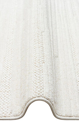 EKO Halı JOY 01 White Hav Toz Vermeyen Etnik Desenli Halı