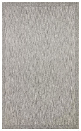 EKO Halı MONO MNO 02 Grey Kaymaz Tabanlı Jüt Dokulu Sisal Kilim