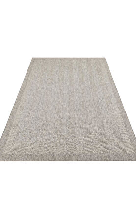 EKO Halı MONO MNO 02 Grey Kaymaz Tabanlı Jüt Dokulu Sisal Kilim