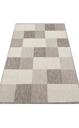EKO Halı MONO MNO 01 Grey Kaymaz Tabanlı Jüt Dokulu Sisal Kilim