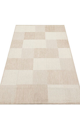 EKO Halı MONO MNO 01 Beige Kaymaz Tabanlı Jüt Dokulu Sisal Kilim