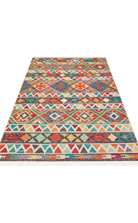 EKO Halı ELİSTA ELS 107 MULTY Özel Kaymaz Tabanlı Yıkanabilir Pamuk Tabanlı Baskı Halı