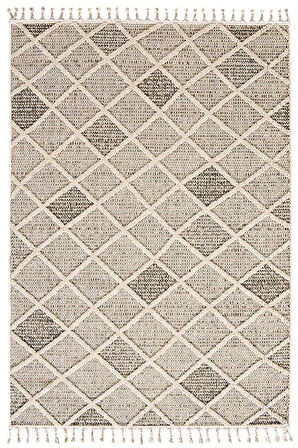 Çam Halı Side 1411 Krem  İskandinav Desenli Koridor Halısı Kesme Yolluk Mutfak Halısı Modern Salon Halısı