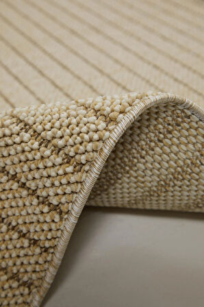 Çam Halı Side 1412 Bej  İskandinav Desenli Koridor Halısı Kesme Yolluk Mutfak Halısı Modern Salon Halısı