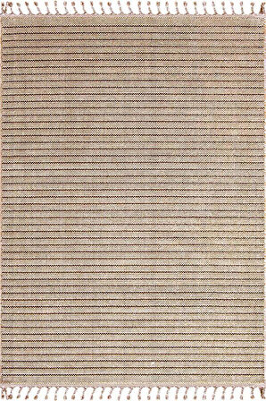 Çam Halı Side 1412 Bej  İskandinav Desenli Koridor Halısı Kesme Yolluk Mutfak Halısı Modern Salon Halısı