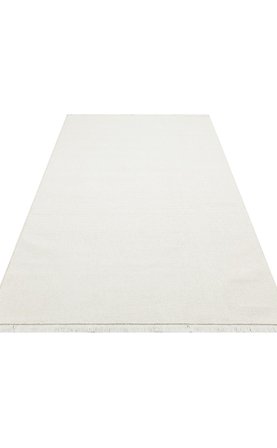 EKO Halı OSLO OSL PLAİN WHİTE Hav Toz Vermez Hasır Dokuma Modern Makine Halısı