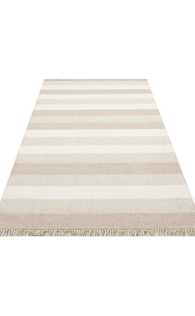 EKO Halı OSLO OSL 08 BEİGE Hav Toz Vermez Hasır Dokuma Modern Makine Halısı