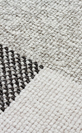 EKO Halı OSLO OSL 07 GREY Hav Toz Vermez Hasır Dokuma Modern Makine Halısı