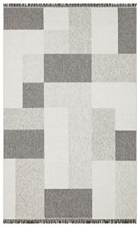 EKO Halı OSLO OSL 07 GREY Hav Toz Vermez Hasır Dokuma Modern Makine Halısı