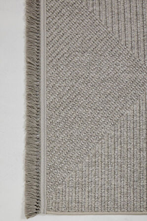 Çam Halı Vegas 1456 Gri Koridor Halısı Kesme Yolluk Mutfak Halısı Modern Salon Halısı