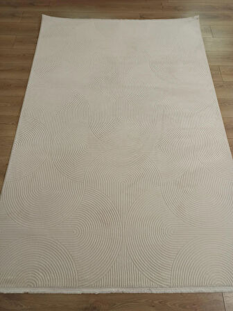 Çam Halı Therapy 8612 Krem Koridor Halısı Kesme Yolluk Mutfak Halısı Modern Halı