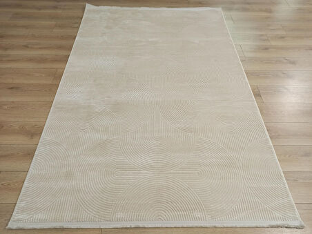 Çam Halı Therapy 8613 Bej Koridor Halısı Kesme Yolluk Mutfak Halısı Modern Halı