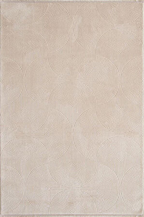 Çam Halı Therapy 8613 Bej Koridor Halısı Kesme Yolluk Mutfak Halısı Modern Halı