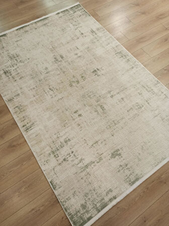 Çam Halı Therapy 8619 Yeşil Koridor Halısı Kesme Yolluk Mutfak Halısı Modern Halı