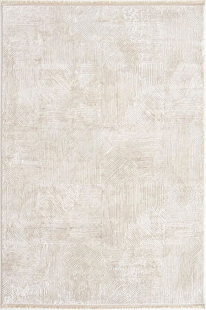 ENTİ Halı Florya 8103 Bej Koridor Halısı Kesme Yolluk Mutfak Halısı Salon Halısı