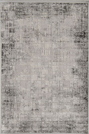 ENTİ Halı Florya 8108 Gri Koridor Halısı Kesme Yolluk Mutfak Halısı Salon Halısı