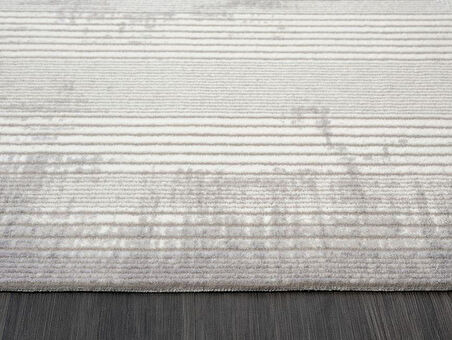 ÇAM Halı ARVEL AR002A Beyaz Gri Koridor Halısı Mutfak Halısı Salon Halısı