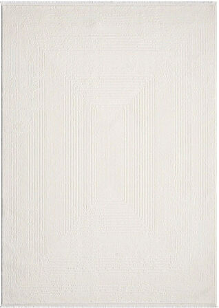 ÇAM Halı ARVEL AR007A Beyaz Koridor Halısı Mutfak Halısı Salon Halısı