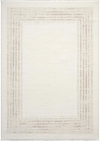 ÇAM Halı ARVEL AR008A Beyaz Koridor Halısı Mutfak Halısı Salon Halısı