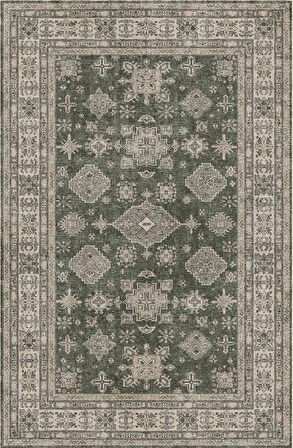 Çam Halı Siesta Vintage 32-543 Etnik Eskitme Desenli Dokuma Tabanlı Yıkanabilir Şönil Salon ve Oda Halısı