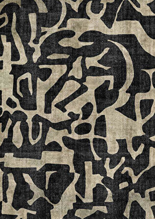 Çam Halı Siesta Modern 32-521 Modern Desenli Dokuma Tabanlı Yıkanabilir Şönil Salon ve Oda Halısı